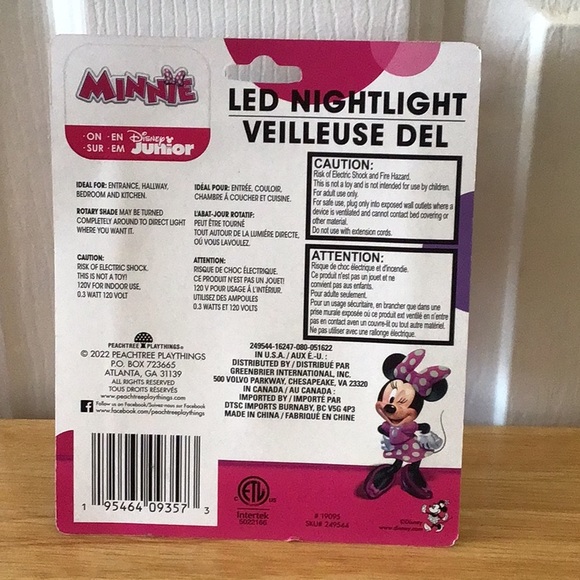 Minnie LED Nightlight - Picture 5 of 7
